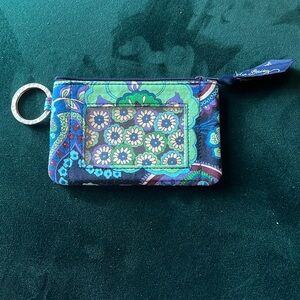 Vera Bradley Blue Rhapsody Zip ID Pouch